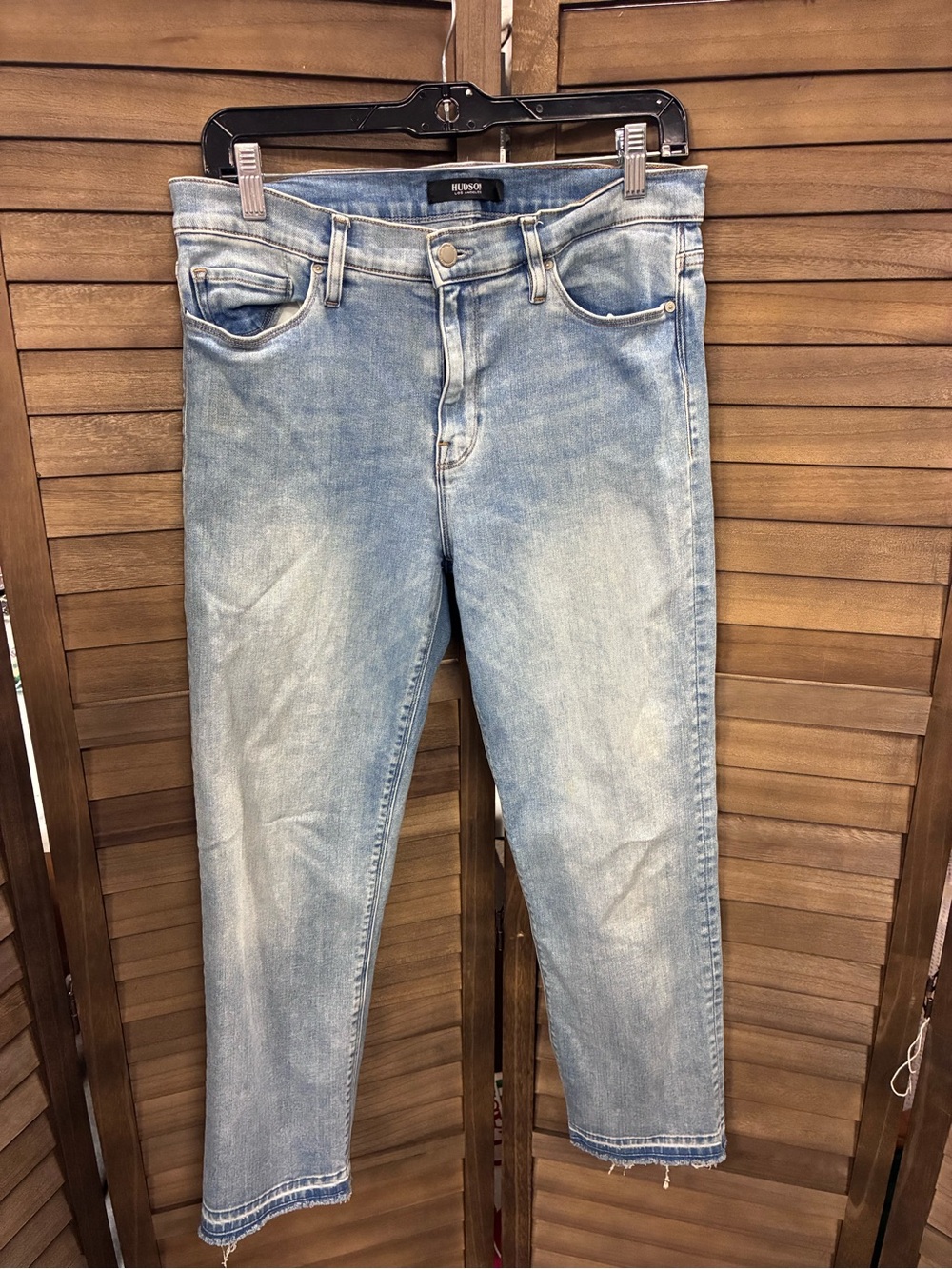 Hudson Jeans Light Blue Women's Slim Straight Jeans